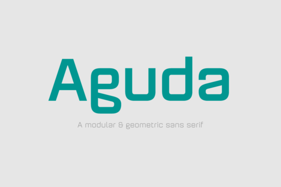 Aguda Family: A Display Typeface for Editorial Clarity