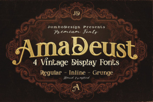 AmaDeust: A Luxe Vintage Serif Font for Digital Design