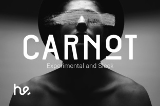 Carnot: A Bold Geometric Display Font for Modern Branding