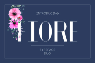 Fiore: A Beautiful Font Pairing for Crafters and Designers