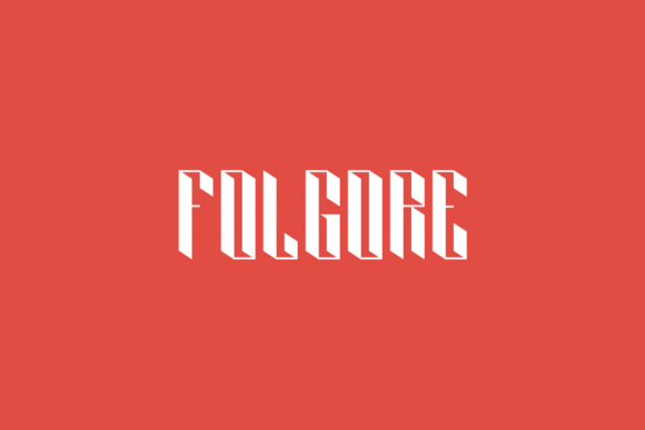 Folgore: The Free 3D Font for Standout Product Designs