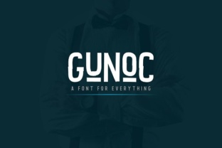 Gunoc: The Retro Display Font for Crafters
