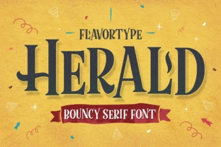 Herald: The Whimsical Serif Font for Crafters & Storybook Designs
