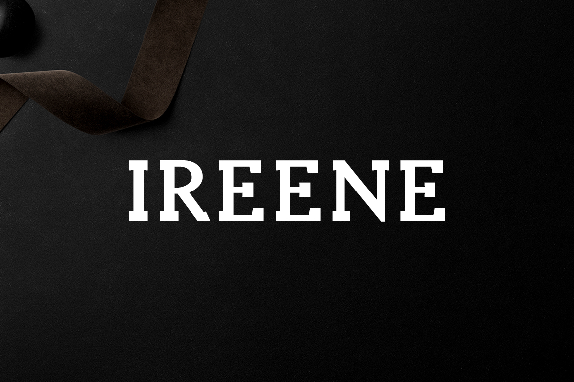 Ireene: A Slab Serif Font with Editorial Grace