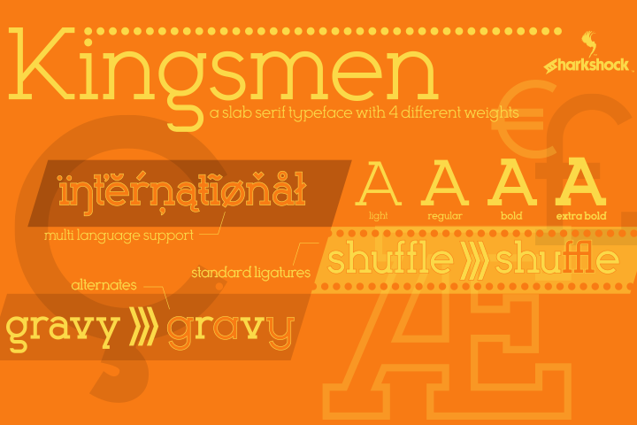Kingsmen Font Review: A Geometric Slab Serif Typeface