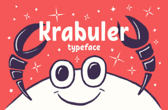 Krabuler: A Cheerful Handwritten Typeface for Makers
