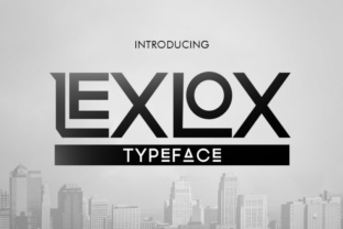Lexlox: A Display Font with a Refreshing Edge