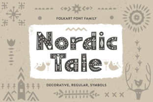 Nordic Tale Family: A Cozy Display Font for Makers