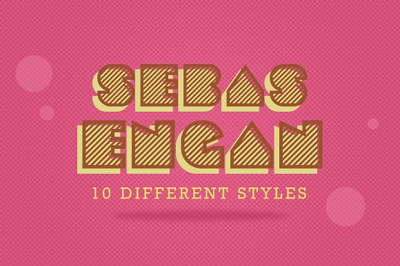 Sebasengan: A Modern Display Font Family for Impactful Web Design