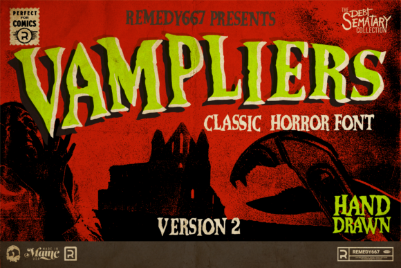 Vampliers: A Display Font That Brings Editorial Drama to the Page